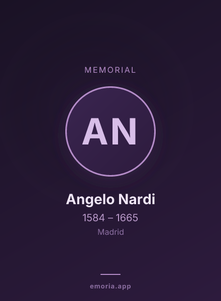Memorial portrait of Angelo Nardi