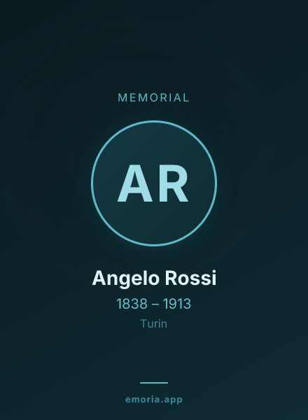 Memorial portrait of Angelo Rossi