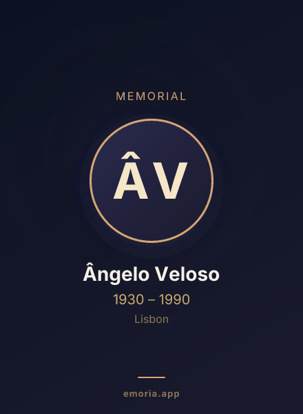 Memorial portrait of Ângelo Veloso