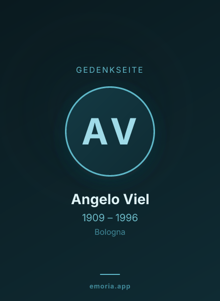 Gedenkportrait von Angelo Viel