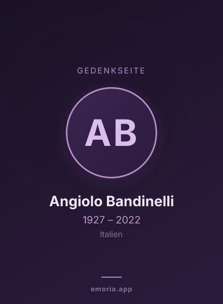 Gedenkportrait von Angiolo Bandinelli