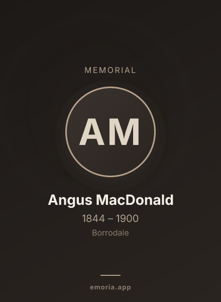 Memorial portrait of Angus MacDonald