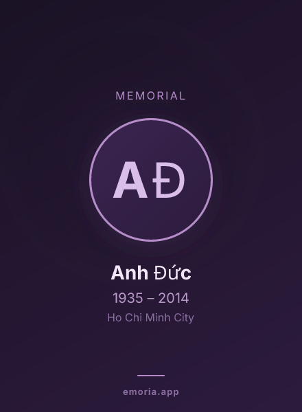 Memorial portrait of Anh Đức