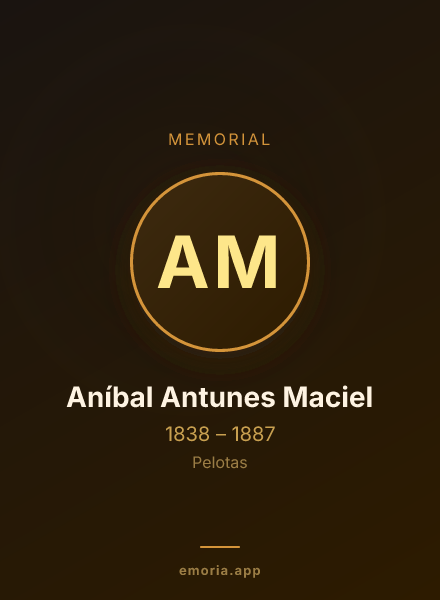 Memorial portrait of Aníbal Antunes Maciel