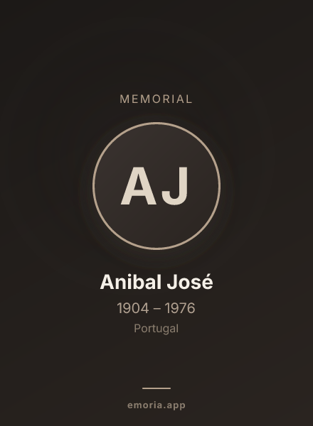 Memorial portrait of Anibal José