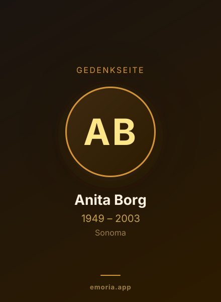 Gedenkportrait von Anita Borg