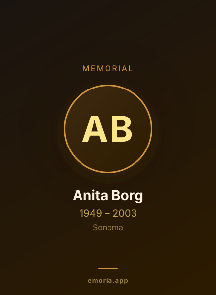Memorial portrait of Anita Borg