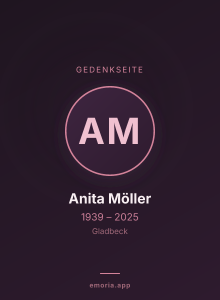 Gedenkportrait von Anita Möller