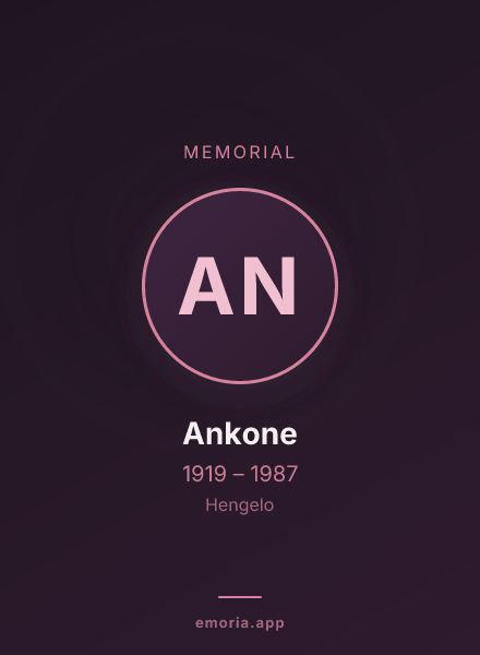 Memorial portrait of Ankone