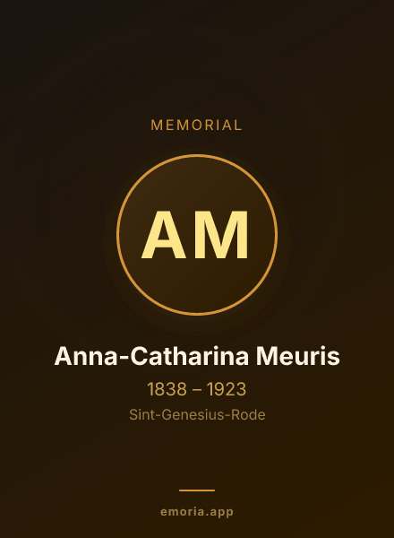 Memorial portrait of Anna-Catharina Meuris
