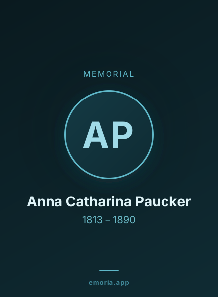 Memorial portrait of Anna Catharina Paucker