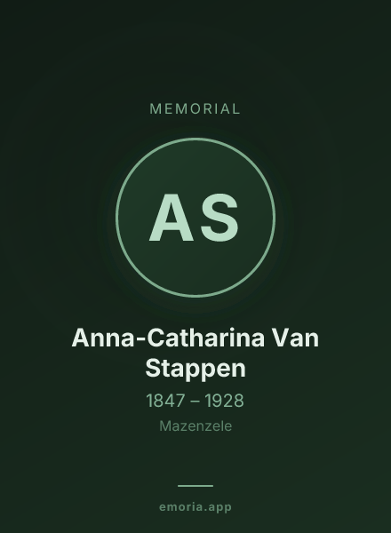 Memorial portrait of Anna-Catharina Van Stappen