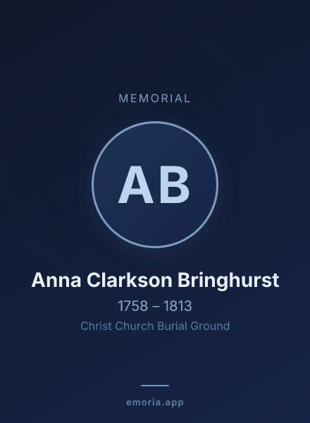 Memorial portrait of Anna Clarkson Bringhurst