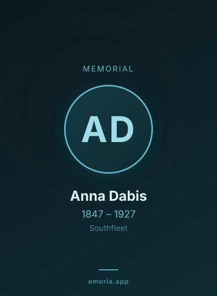 Memorial portrait of Anna Dabis