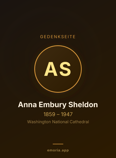 Gedenkportrait von Anna Embury Sheldon