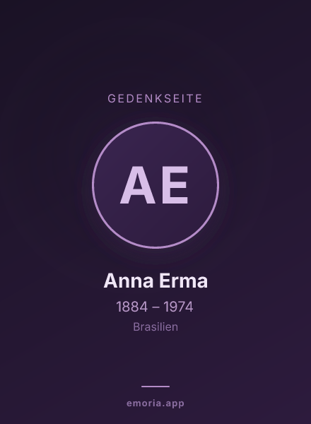 Gedenkportrait von Anna Erma