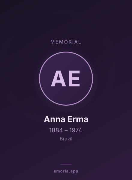 Memorial portrait of Anna Erma