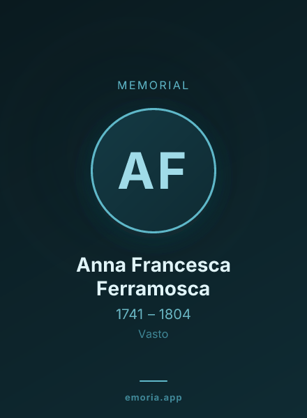 Memorial portrait of Anna Francesca Ferramosca