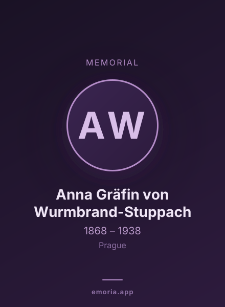 Memorial portrait of Anna Gräfin von Wurmbrand-Stuppach