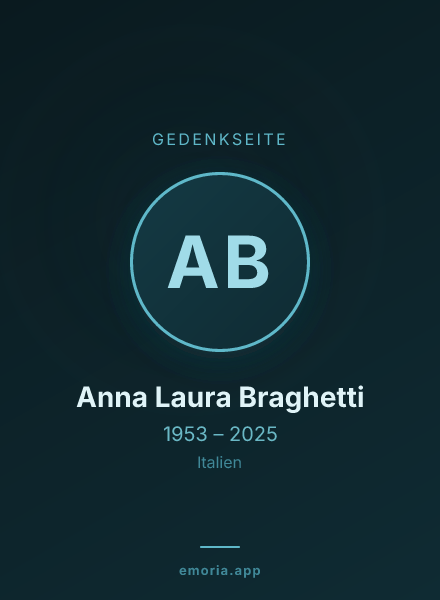 Gedenkportrait von Anna Laura Braghetti
