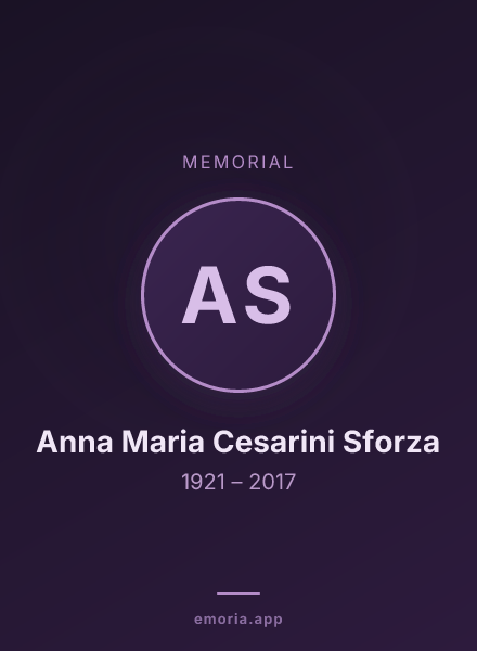 Memorial portrait of Anna Maria Cesarini Sforza