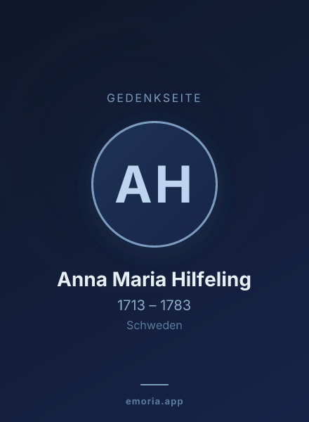Gedenkportrait von Anna Maria Hilfeling