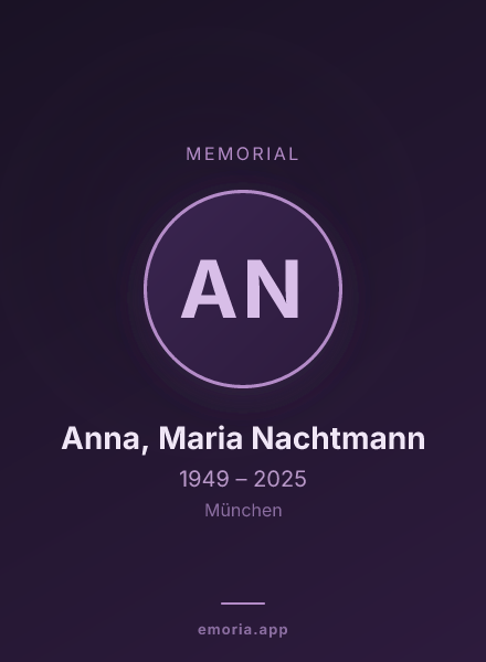 Memorial portrait of Anna, Maria Nachtmann