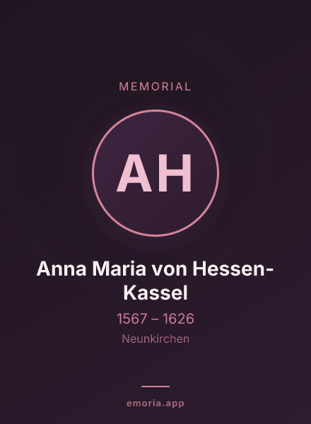 Memorial portrait of Anna Maria von Hessen-Kassel