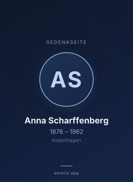 Gedenkportrait von Anna Scharffenberg