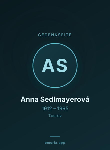 Gedenkportrait von Anna Sedlmayerová
