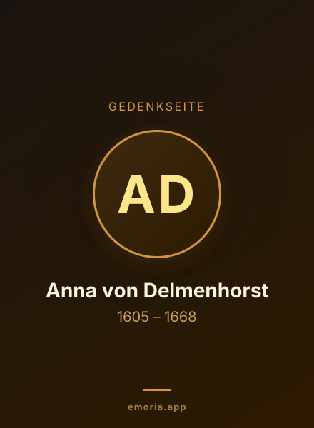 Gedenkportrait von Anna von Delmenhorst
