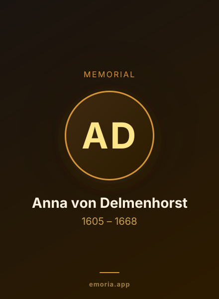 Memorial portrait of Anna von Delmenhorst