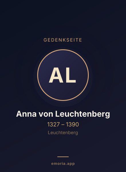 Gedenkportrait von Anna von Leuchtenberg