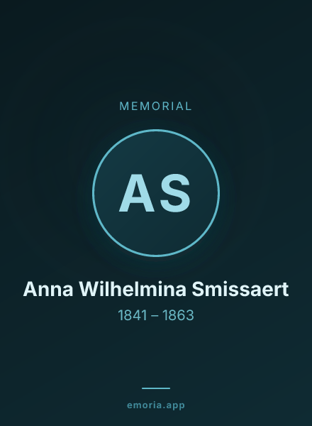 Memorial portrait of Anna Wilhelmina Smissaert