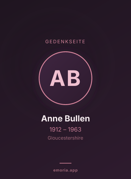 Gedenkportrait von Anne Bullen