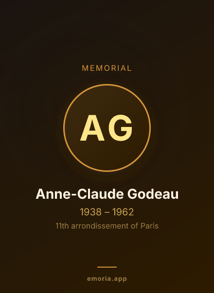 Memorial portrait of Anne-Claude Godeau