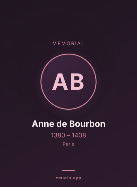 Memorial portrait of Anne de Bourbon