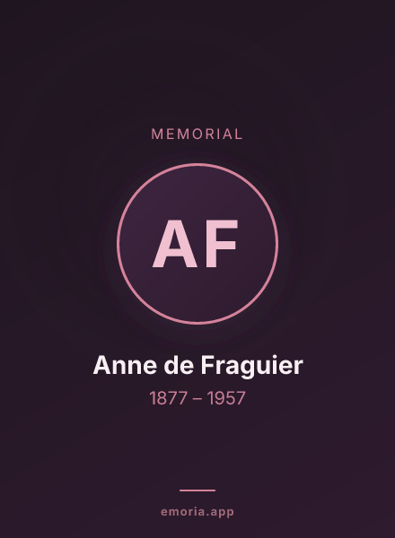Memorial portrait of Anne de Fraguier