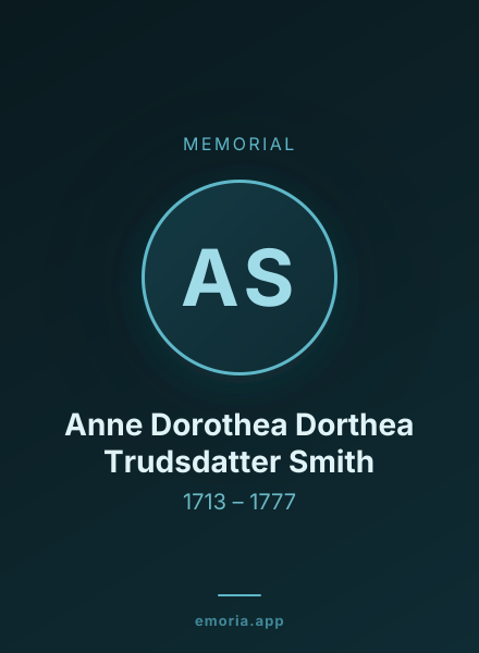 Memorial portrait of Anne Dorothea Dorthea Trudsdatter Smith