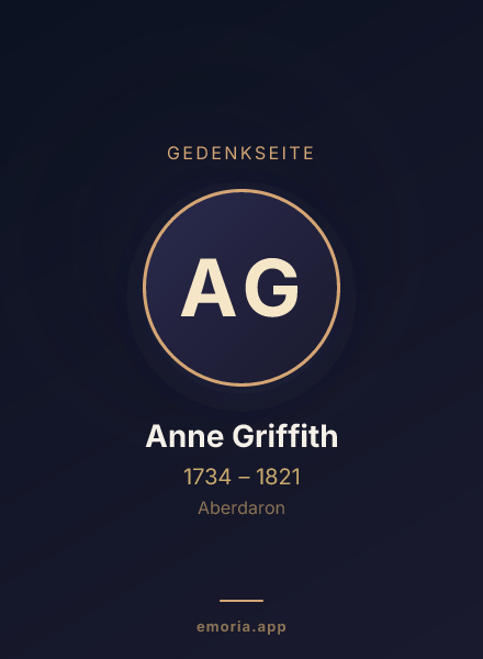 Gedenkportrait von Anne Griffith