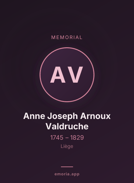 Memorial portrait of Anne Joseph Arnoux Valdruche