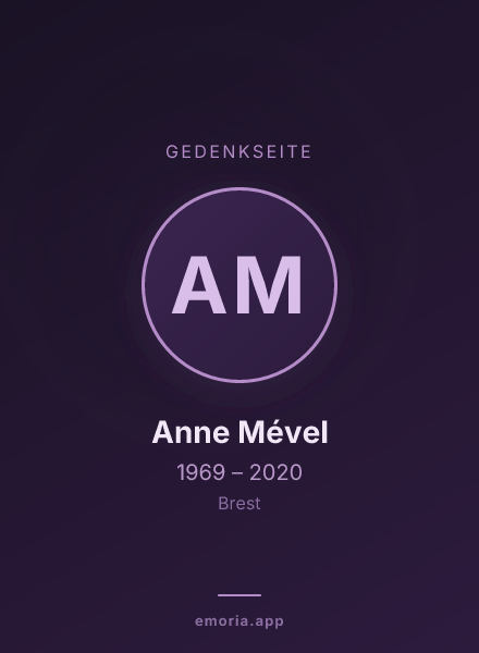 Gedenkportrait von Anne Mével
