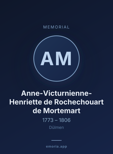 Memorial portrait of Anne-Victurnienne-Henriette de Rochechouart de Mortemart