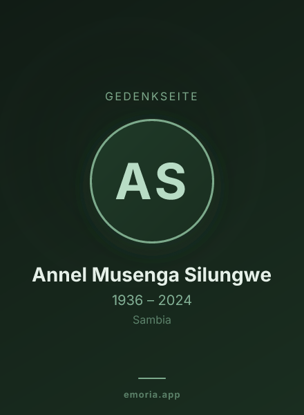 Gedenkportrait von Annel Musenga Silungwe