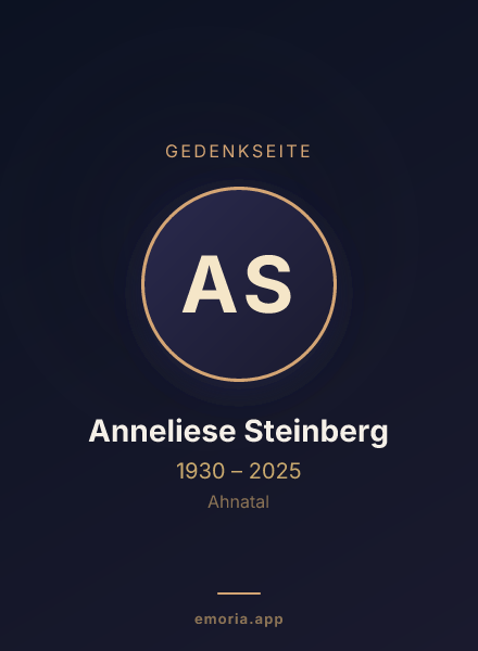 Gedenkportrait von Anneliese Steinberg