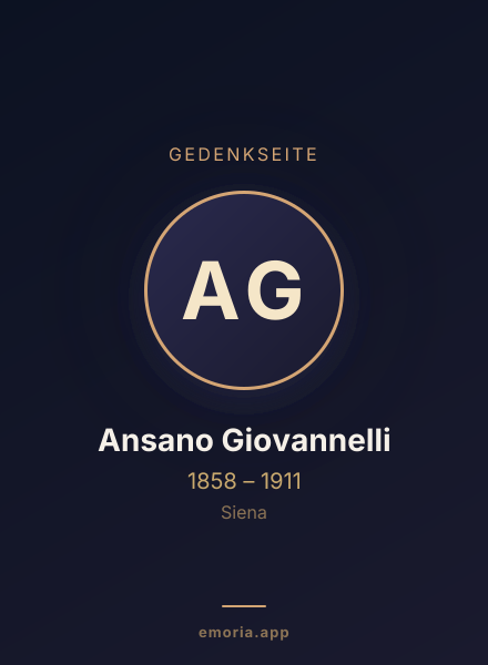 Gedenkportrait von Ansano Giovannelli