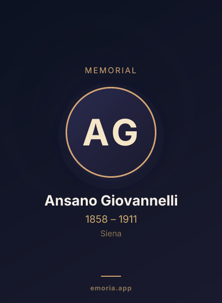 Memorial portrait of Ansano Giovannelli