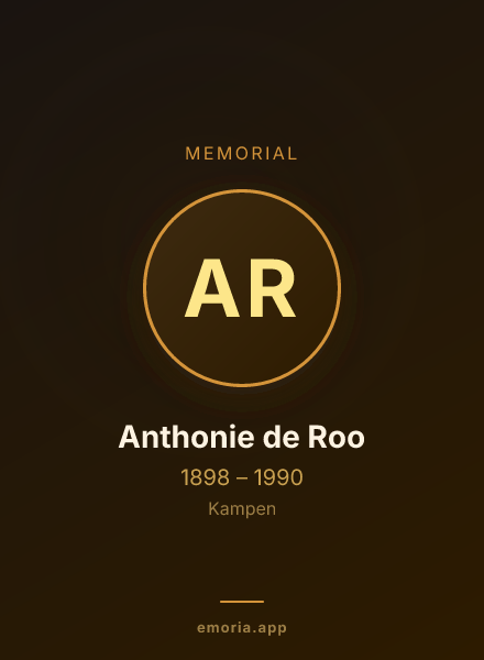 Memorial portrait of Anthonie de Roo