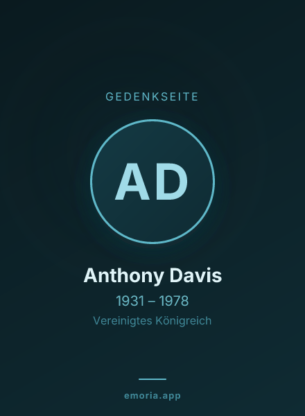 Gedenkportrait von Anthony Davis