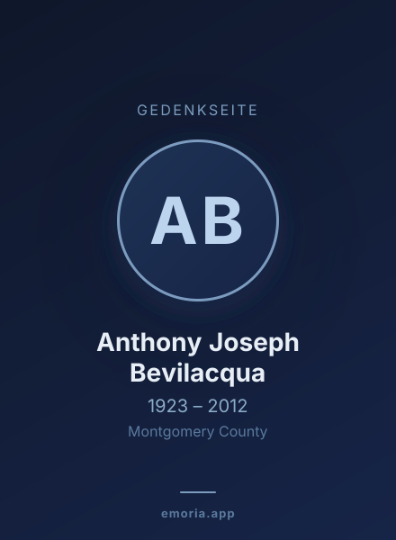 Gedenkportrait von Anthony Joseph Bevilacqua